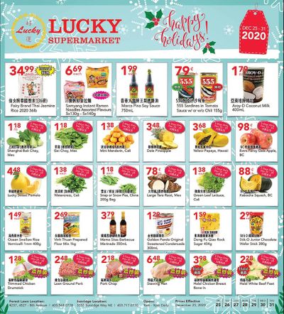 Lucky Supermarket (Calgary) Flyer December 25 to 31