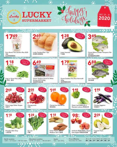Lucky Supermarket (Edmonton) Flyer December 25 to 31