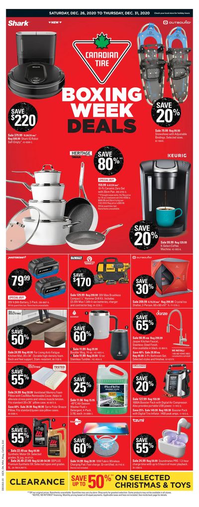 Canadian Tire (Atlantic) Boxing Day/Week Flyer December 26 to 31, 2020