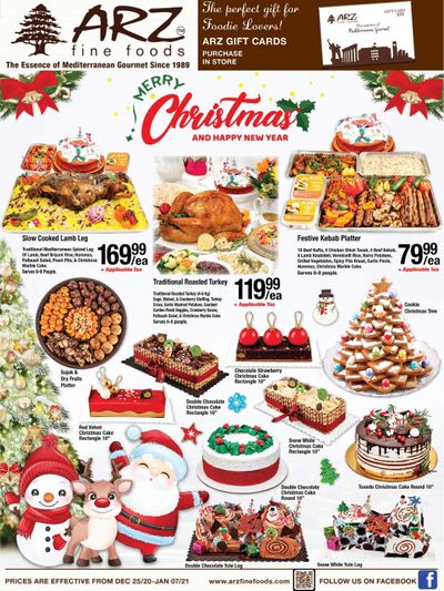 Arz Fine Foods Flyer December 25 to January 6