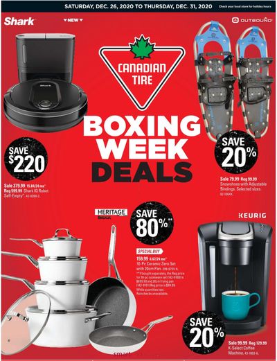 Canadian Tire Boxing Day & Boxing Week 2020 Flyer & Deals