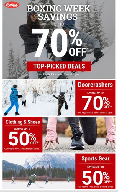 National Sports Boxing Day/Week Sale Flyer December 24 to January 10