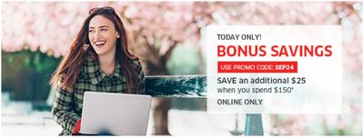 The Source Canada Bonus Savings Online Deals: Today, Save an Extra $25 When You Spend $150 with Promo Code