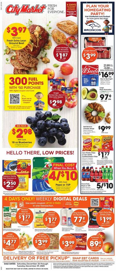 City Market (CO, NM, UT, WY) Weekly Ad Flyer December 26 to December 29