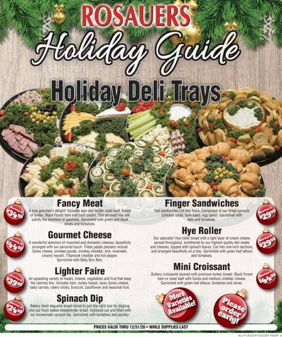 Rosauers Weekly Ad Flyer December 25 to December 31