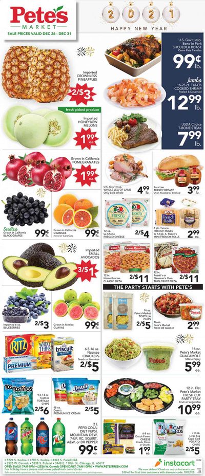 Pete's Fresh Market (IL) Weekly Ad Flyer December 26 to December 31