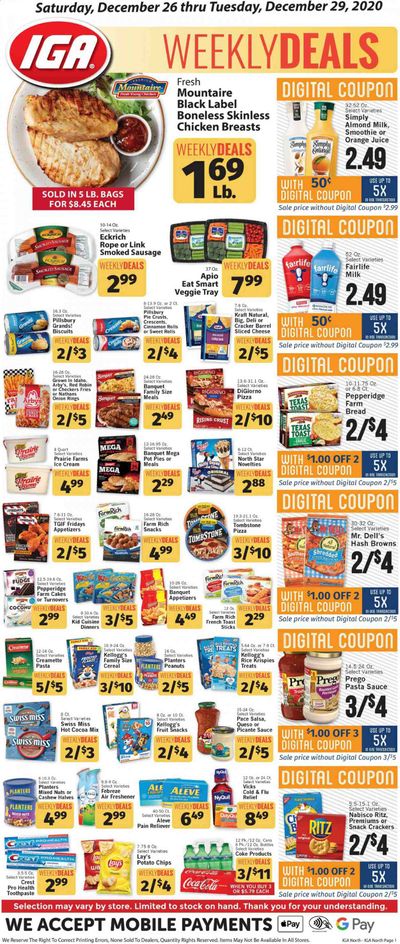 IGA Weekly Ad Flyer December 26 to December 29
