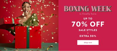 Reitmans Canada Boxing Day Sale *LIVE* Now: Save up to 70% off Sale Styles + Extra 30% off & Extra 30% off Everything Else