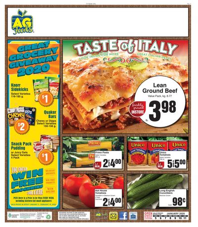 AG Foods Flyer January 5 to 11
