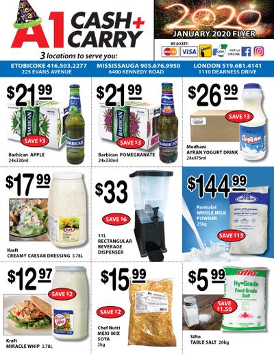 A-1 Cash and Carry Flyer January 1 to 31