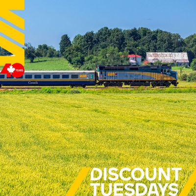 Via Rail Canada Tuesday Discount Offers: Big Savings Today