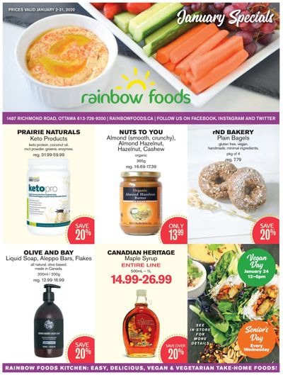 Rainbow Foods Flyer January 2 to 31