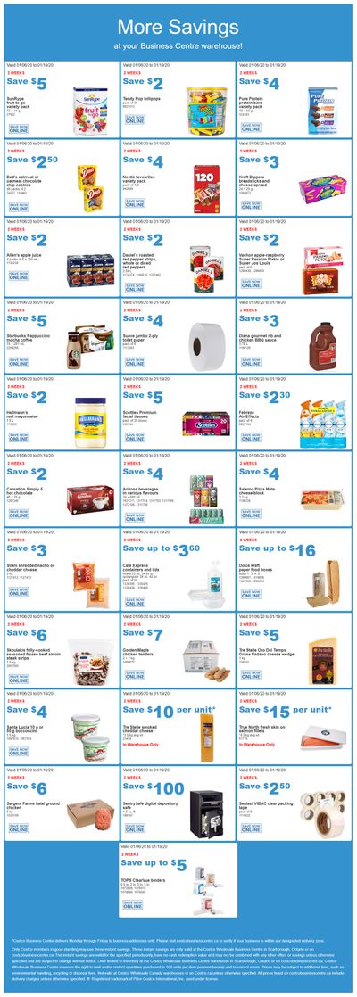 Costco Business Centre (Scarborough, ON) Instant Savings Flyer January 6 to 19