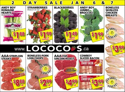 Lococo's 2-Day Sale Flyer January 6 and 7