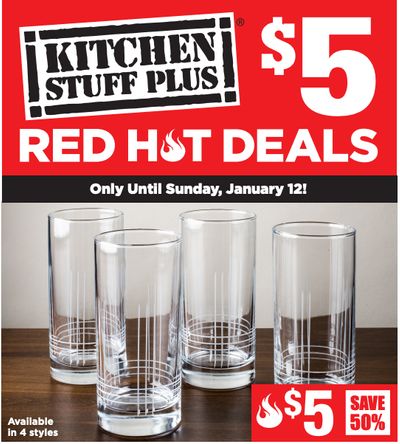 Kitchen Stuff Plus Canada Red Hot Sale: $5 Deals, Save up to 67% Off Select Items