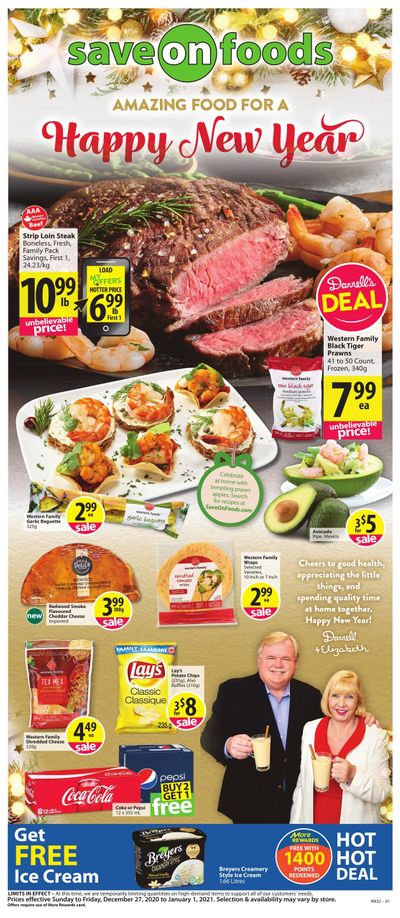 Save on Foods (BC) Flyer December 27 to January 1