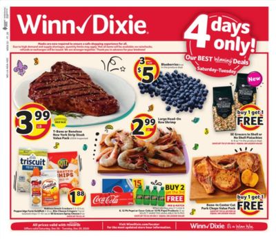 Winn Dixie (AL, FL, GA, LA, MS) Weekly Ad Flyer December 26 to December 29