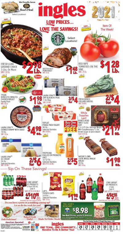 Ingles Weekly Ad Flyer December 26 to January 1