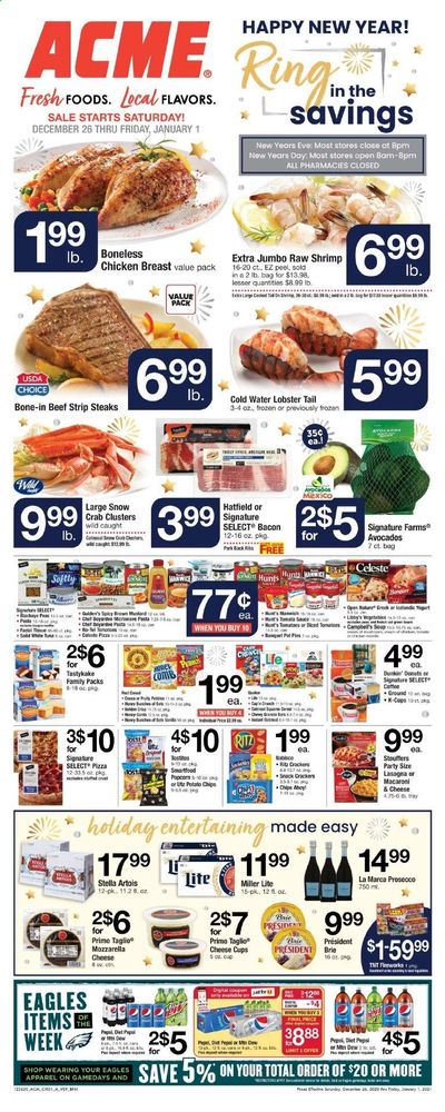 ACME Weekly Ad Flyer December 26 to January 1