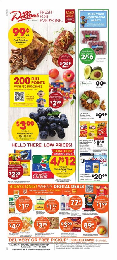 Dillons (KS) Weekly Ad Flyer December 26 to December 29