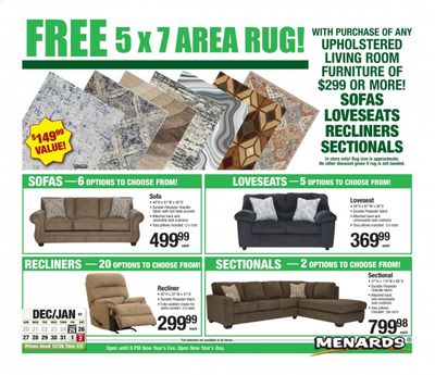 Menards Weekly Ad Flyer December 26 to January 2