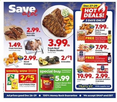 Save a Lot Weekly Ad Flyer December 26 to December 29