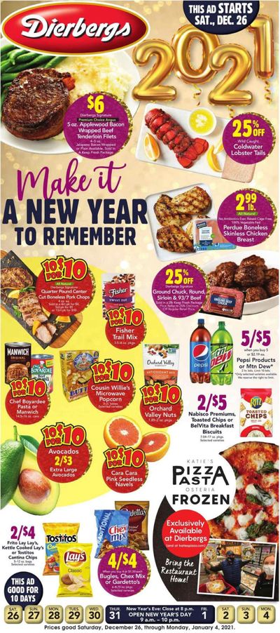 Dierbergs (IL, MO) Weekly Ad Flyer December 26 to January 4