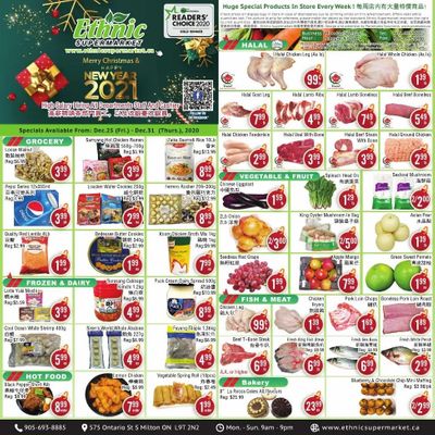 Ethnic Supermarket Flyer December 25 to 31