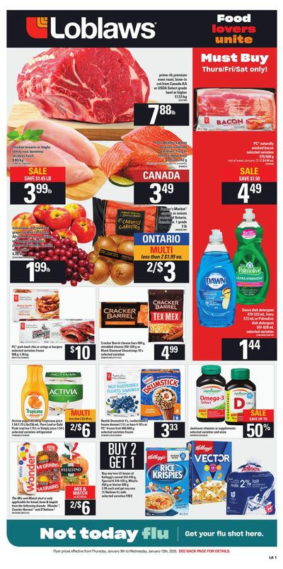 Loblaws (ON) Flyer January 9 to 15