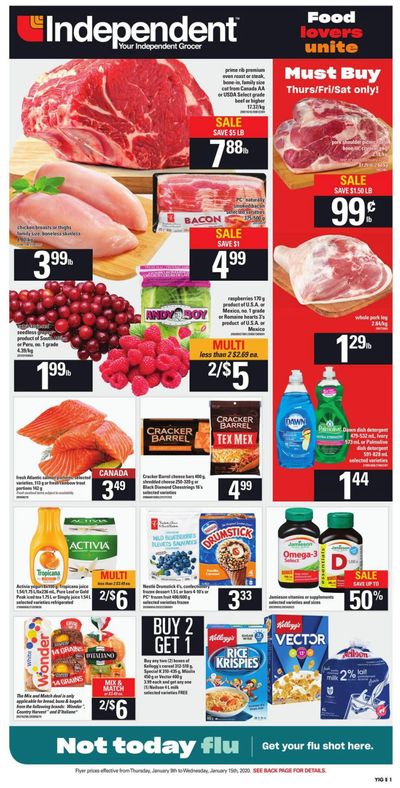 Independent Grocer (ON) Flyer January 9 to 15