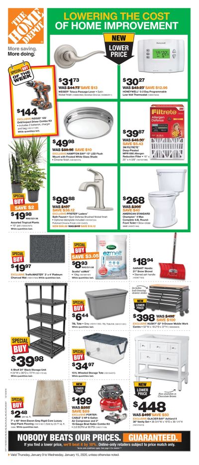 Home Depot (ON) Flyer January 9 to 15