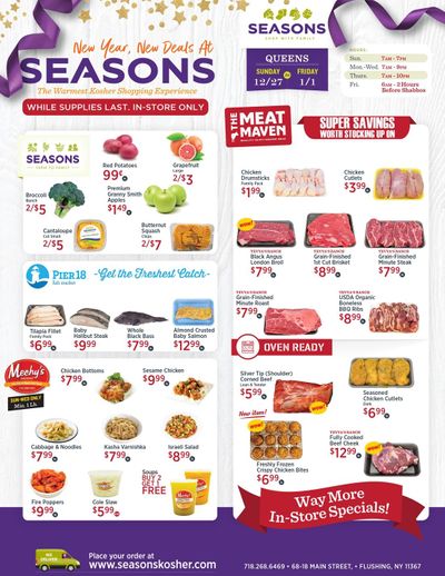 Seasons Weekly Ad Flyer December 27, 2020 to January 1, 2021