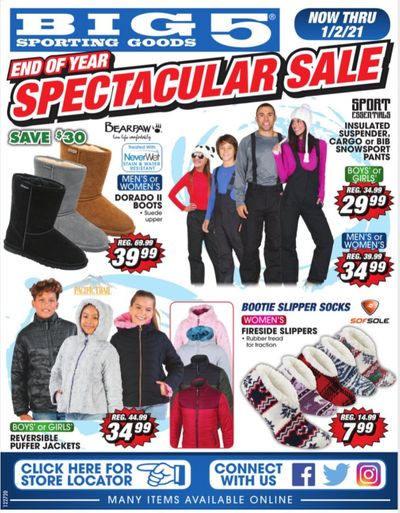 Big 5 Weekly Ad Flyer December 27 to January 2