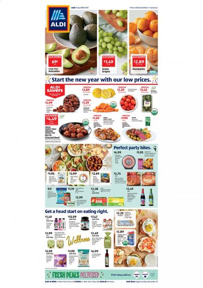 ALDI Weekly Ad Flyer December 27 to January 2