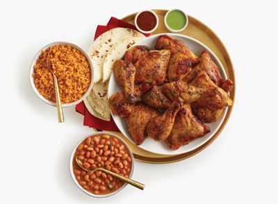 14 Piece Holiday Family Dinner Available Through to New Years at El Pollo Loco