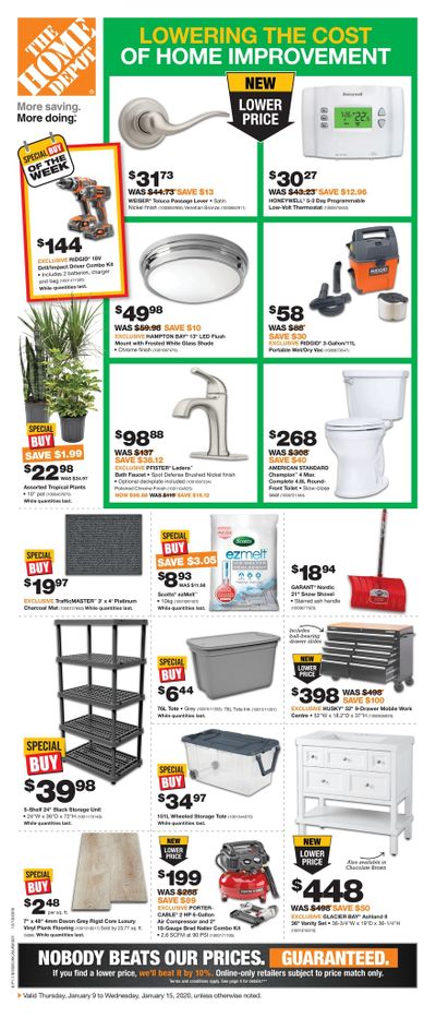 Home Depot (Atlantic) Flyer January 9 to 15