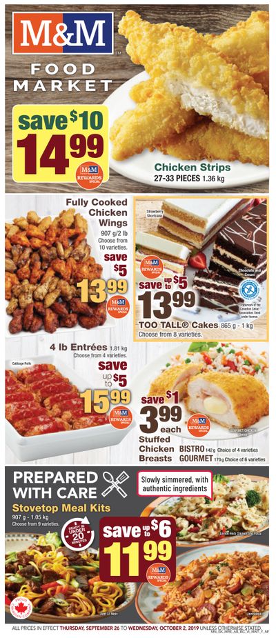 M&M Food Market (Atlantic and Western Canada) Flyer September 26 to October 2