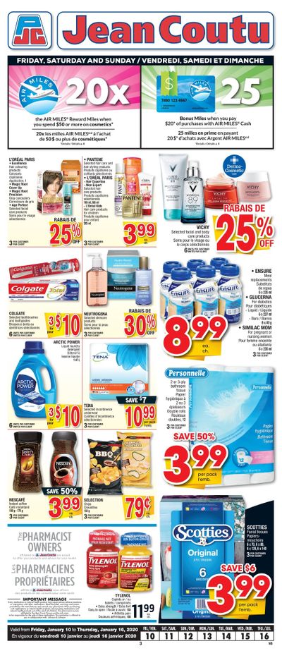 Jean Coutu (NB) Flyer January 10 to 16