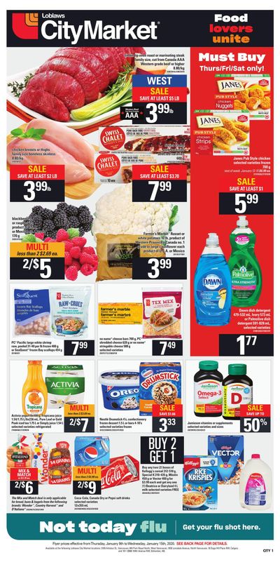 Loblaws City Market (West) Flyer January 9 to 15