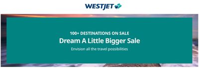 WestJet Canada Boxing Day Tickets/Flights Sale: Today, Save an Extra 15% off with Coupon Code