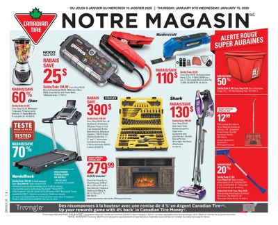Canadian Tire (QC) Flyer January 9 to 15