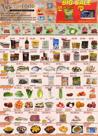 MultiFood Supermarket Flyer January 9 to 15