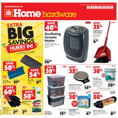 Home Hardware (Atlantic) Flyer January 9 to 15
