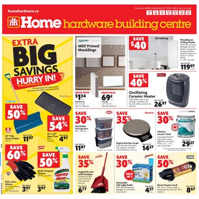 Home Hardware Building Centre (BC) Flyer January 9 to 15