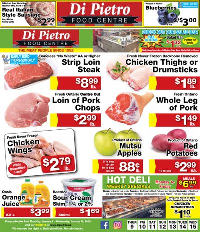 Di Pietro Food Centre Flyer January 9 to 15
