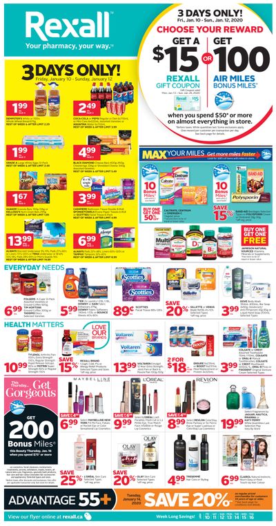 Rexall (ON) Flyer January 10 to 16
