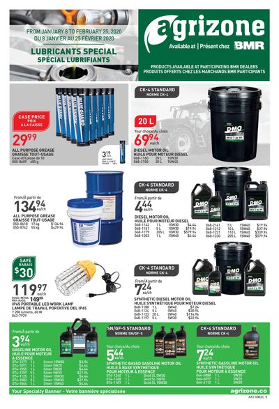 BMR Agrizone Flyer January 8 to February 25