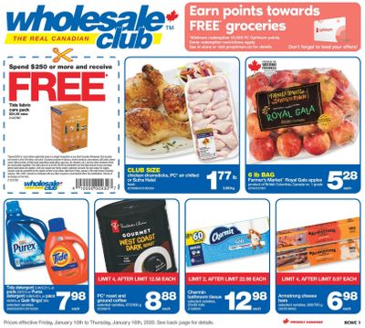 Real Canadian Wholesale Club Flyer January 10 to 16