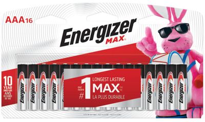 Energizer MAX AAA Alkaline Batteries, 16 Pack On Sale for $ 8.87 at Walmart Canada