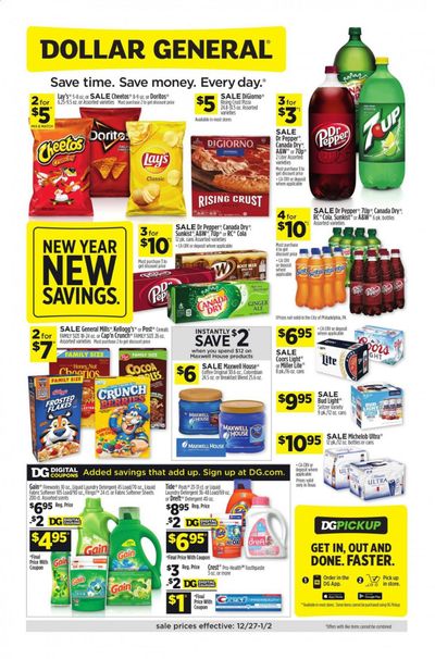 Dollar General (TX) Weekly Ad Flyer December 27 to January 2